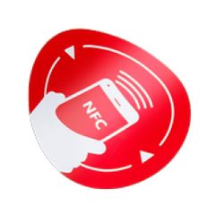 NFC matrica NXP MIFARE NTAG213 chippel, NFC-3013-rd